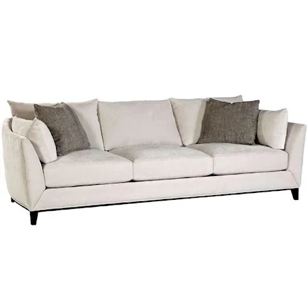 Contemporary Estate Sofa with Tapered Feet